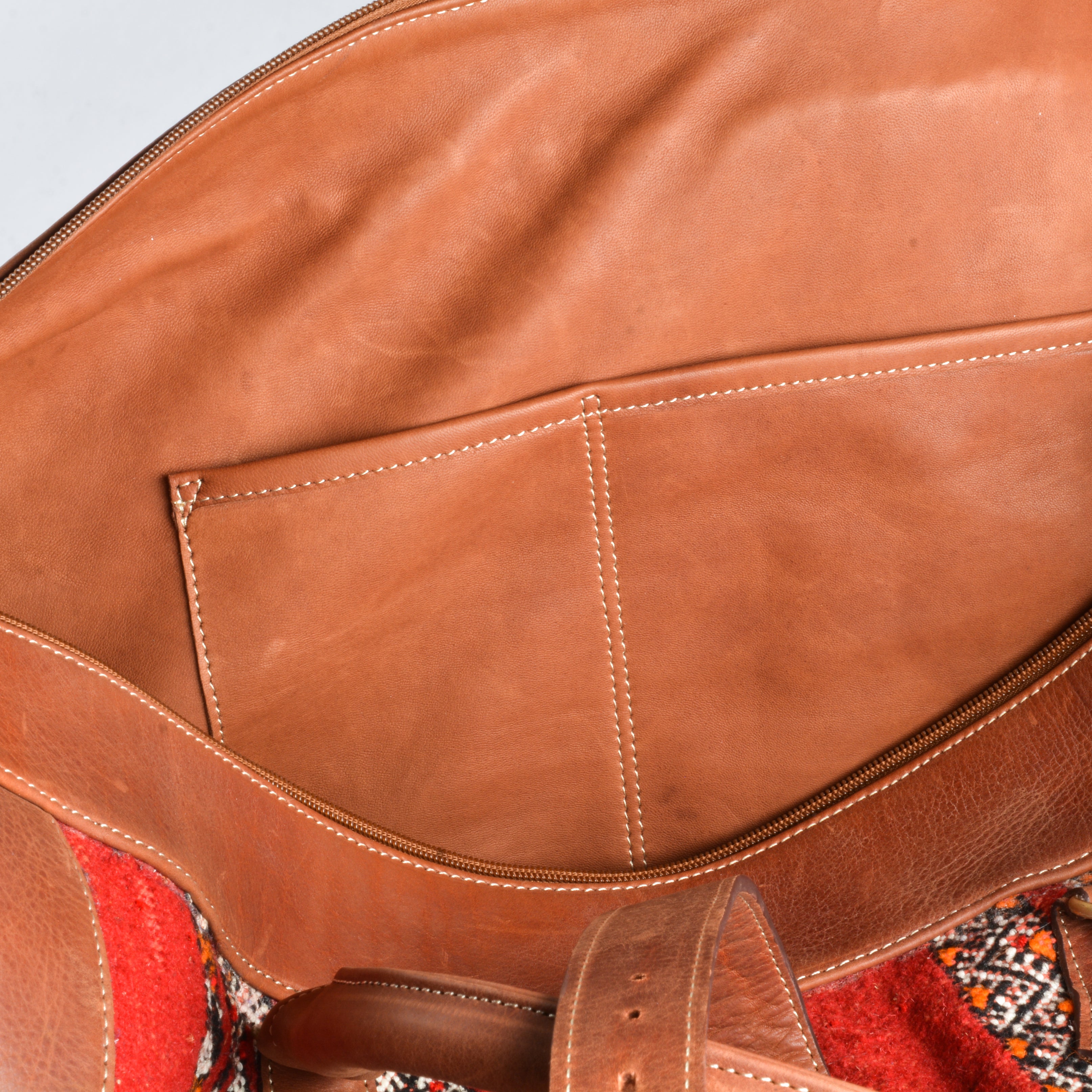 Duffel Kilim Travel Bag - Brown