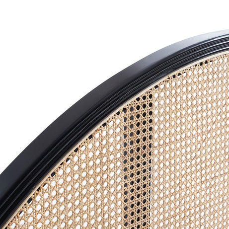 Add a Touch of Boho Chic: Half Moon Rattan Headboard | Unique Bedroom Decor