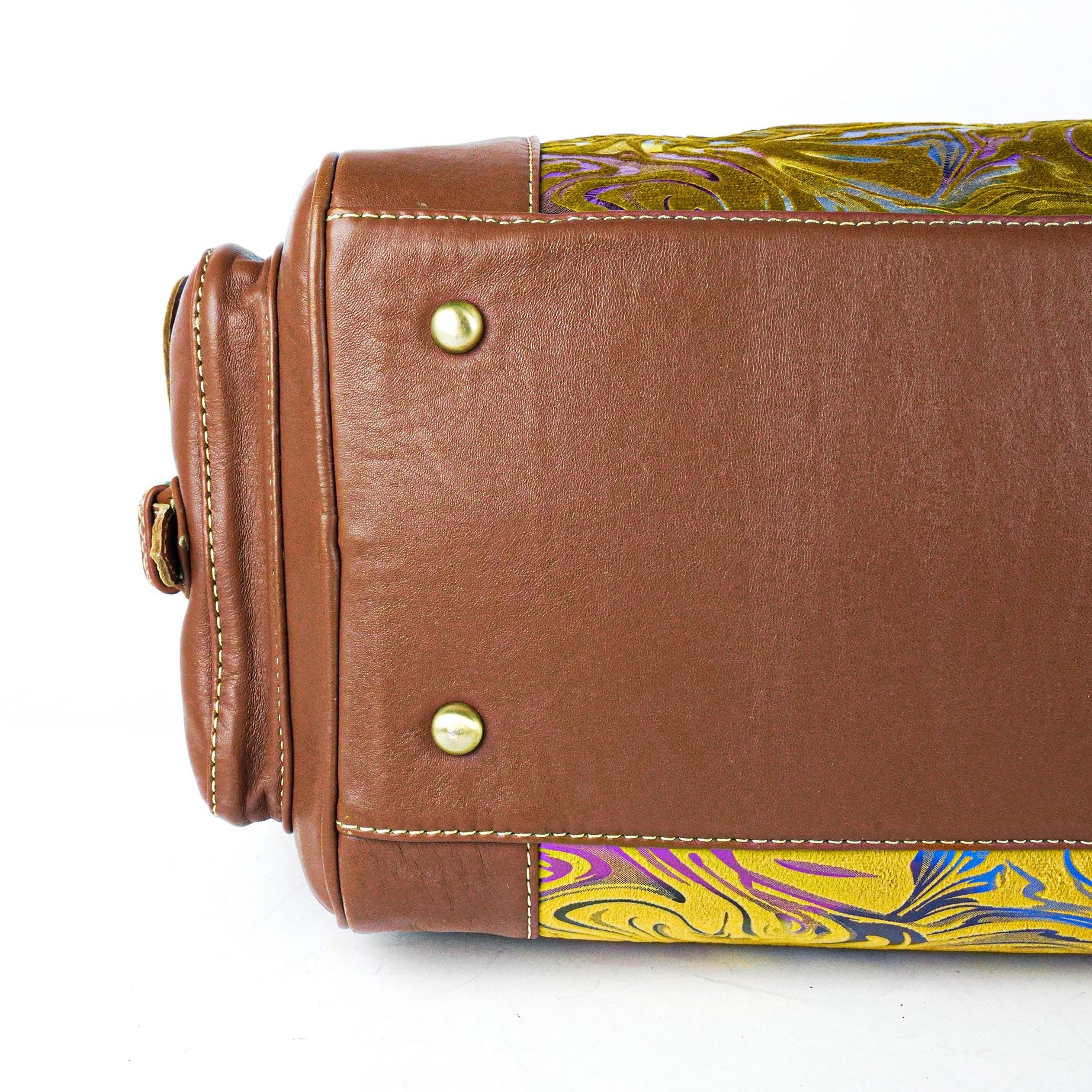 Leather Aurora Kilim Travel Bag