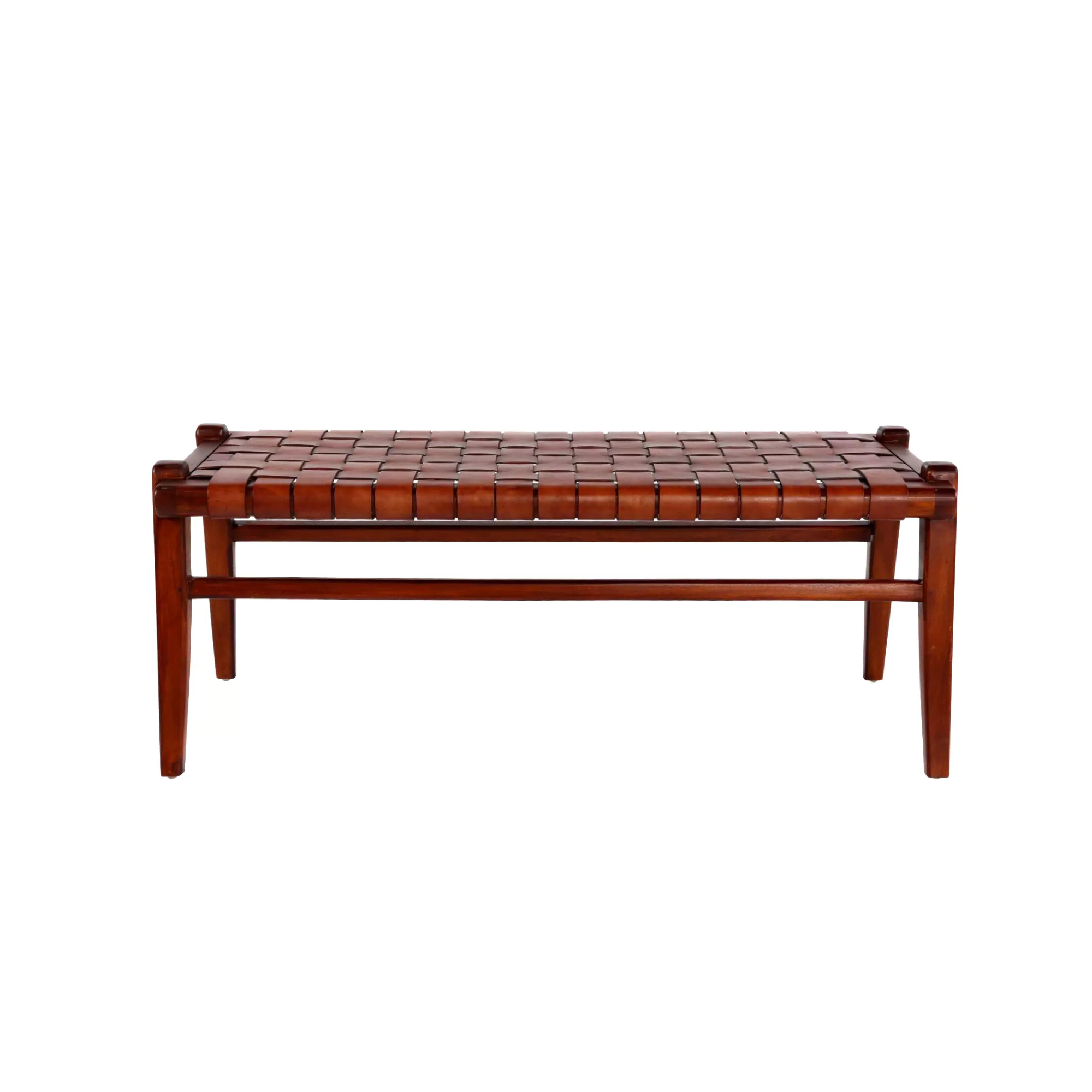 Einar Woven Leather Bench Saddle 