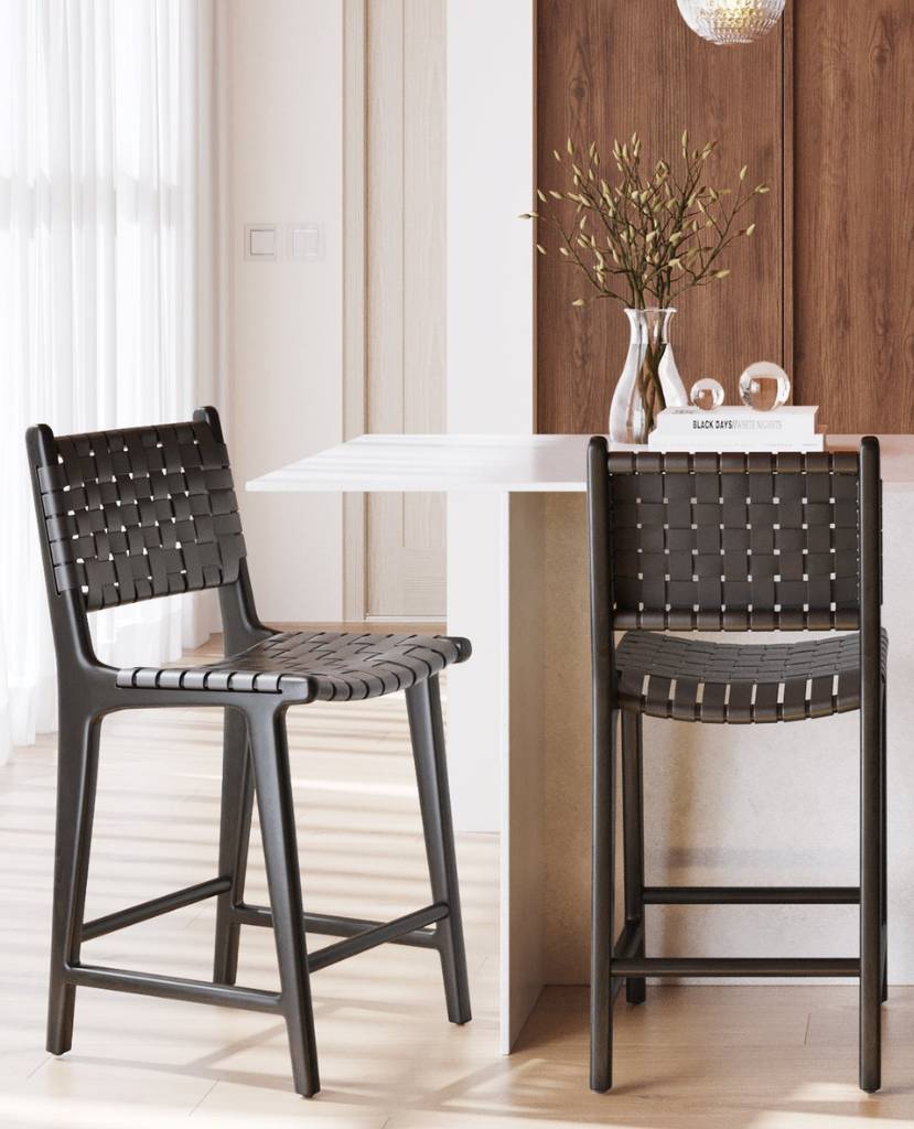 Bar stools - Kitchen Black counter height stools