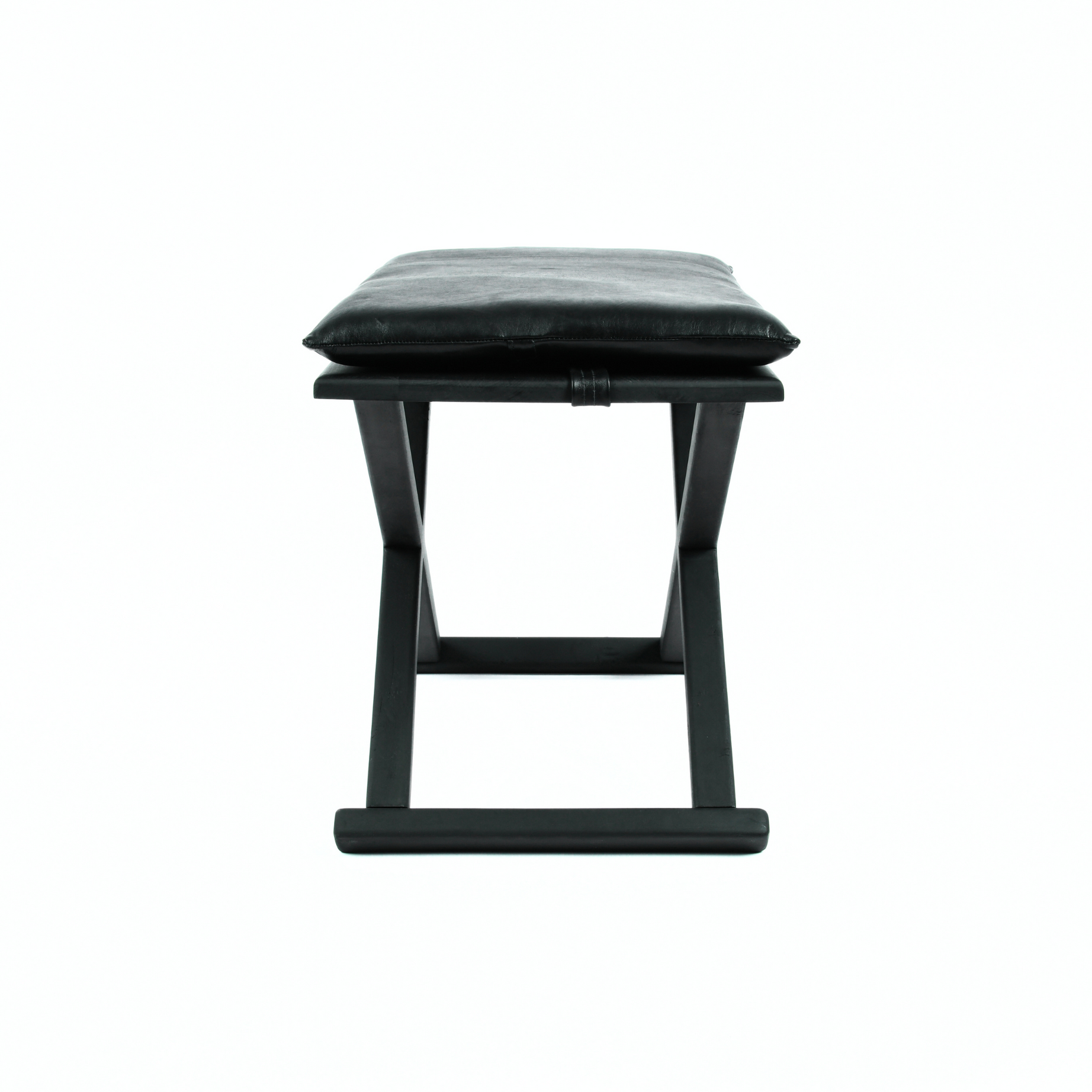 Handcrafted Black Multipurpose X Stool & CoffeeTable The Versatile 2-in-1 Solution