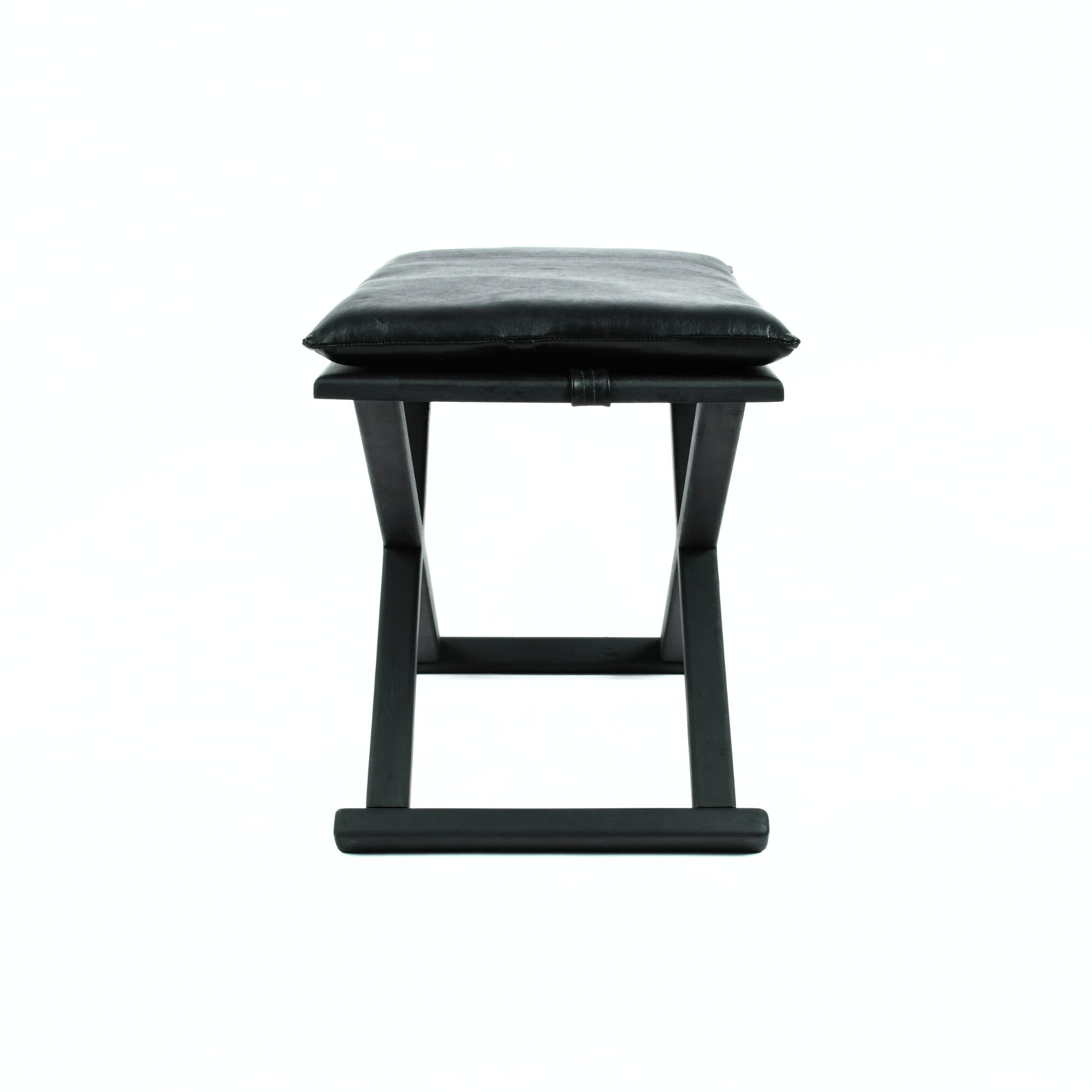 Handcrafted Black Multipurpose X Stool & CoffeeTable The Versatile 2-in-1 Solution
