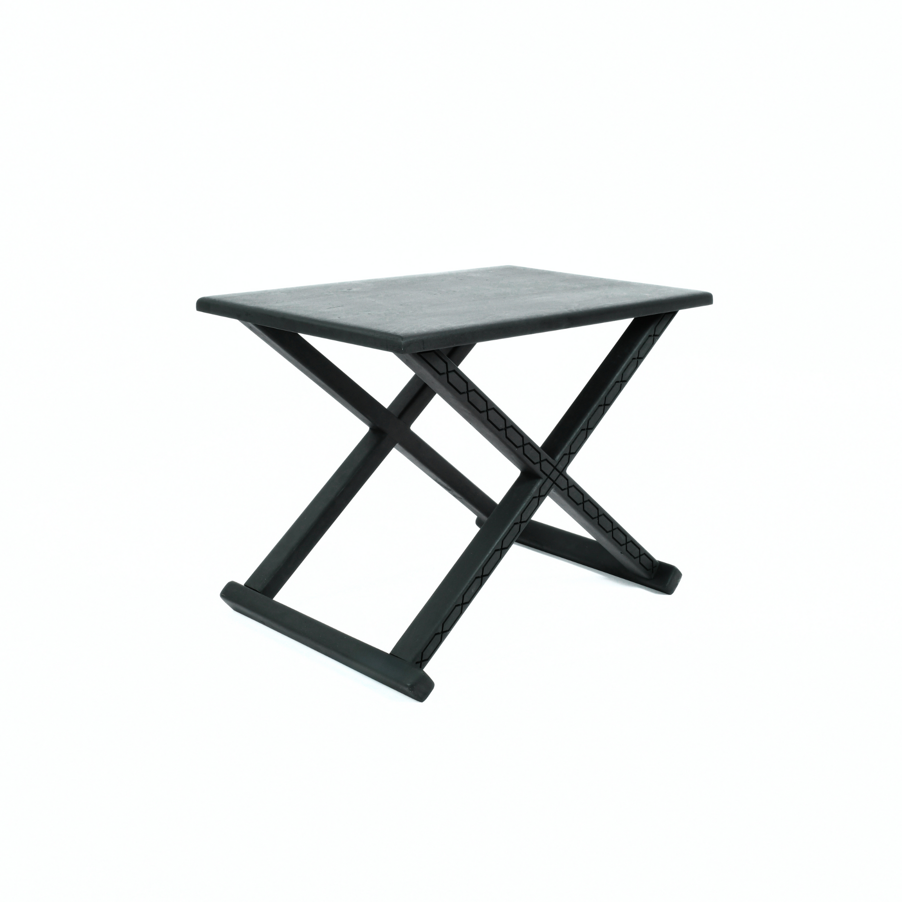 Handcrafted Black Multipurpose X Stool & CoffeeTable The Versatile 2-in-1 Solution