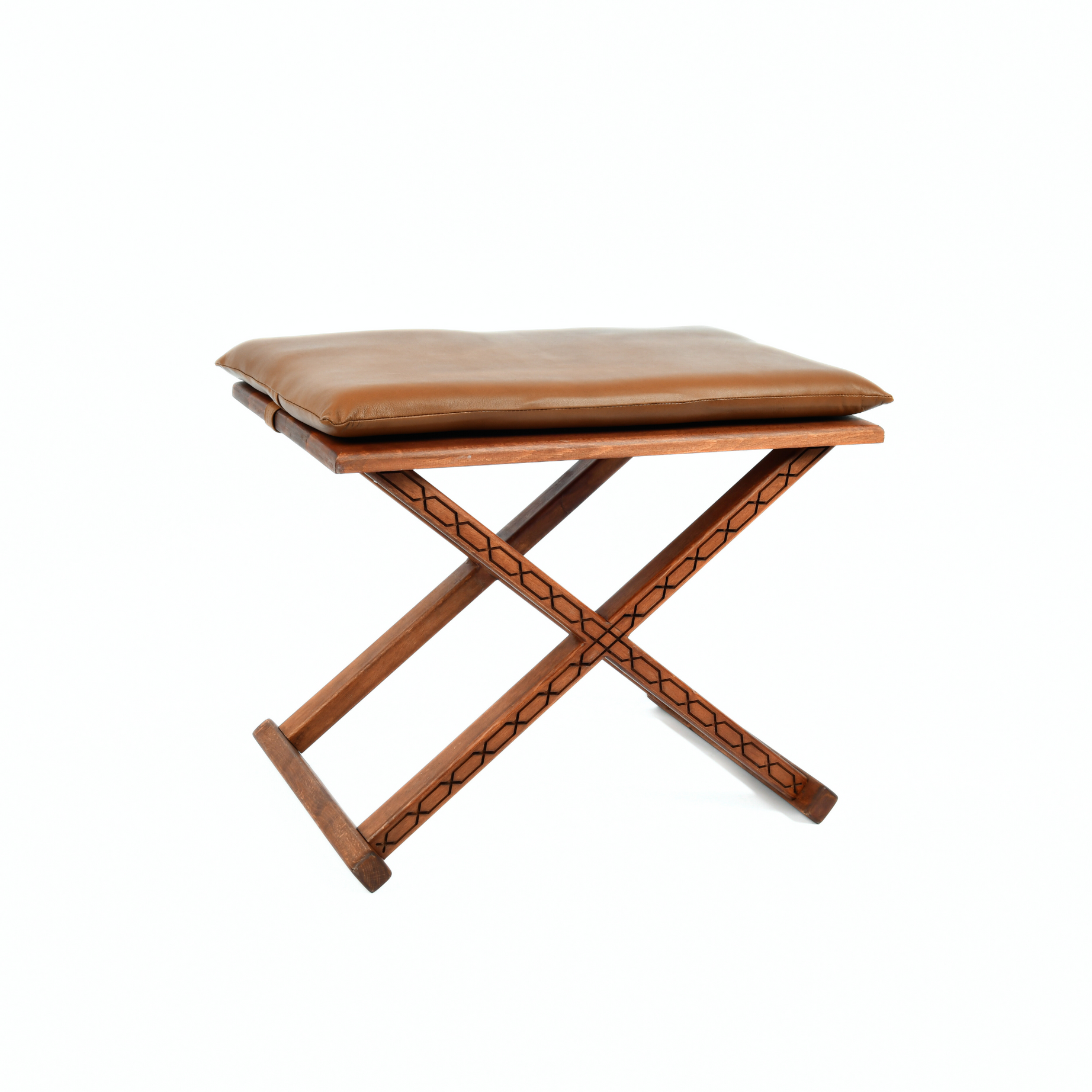 Handcrafted Mid Century-Modern X Stool & Coffee Table The Versatile 2-in-1 Solution