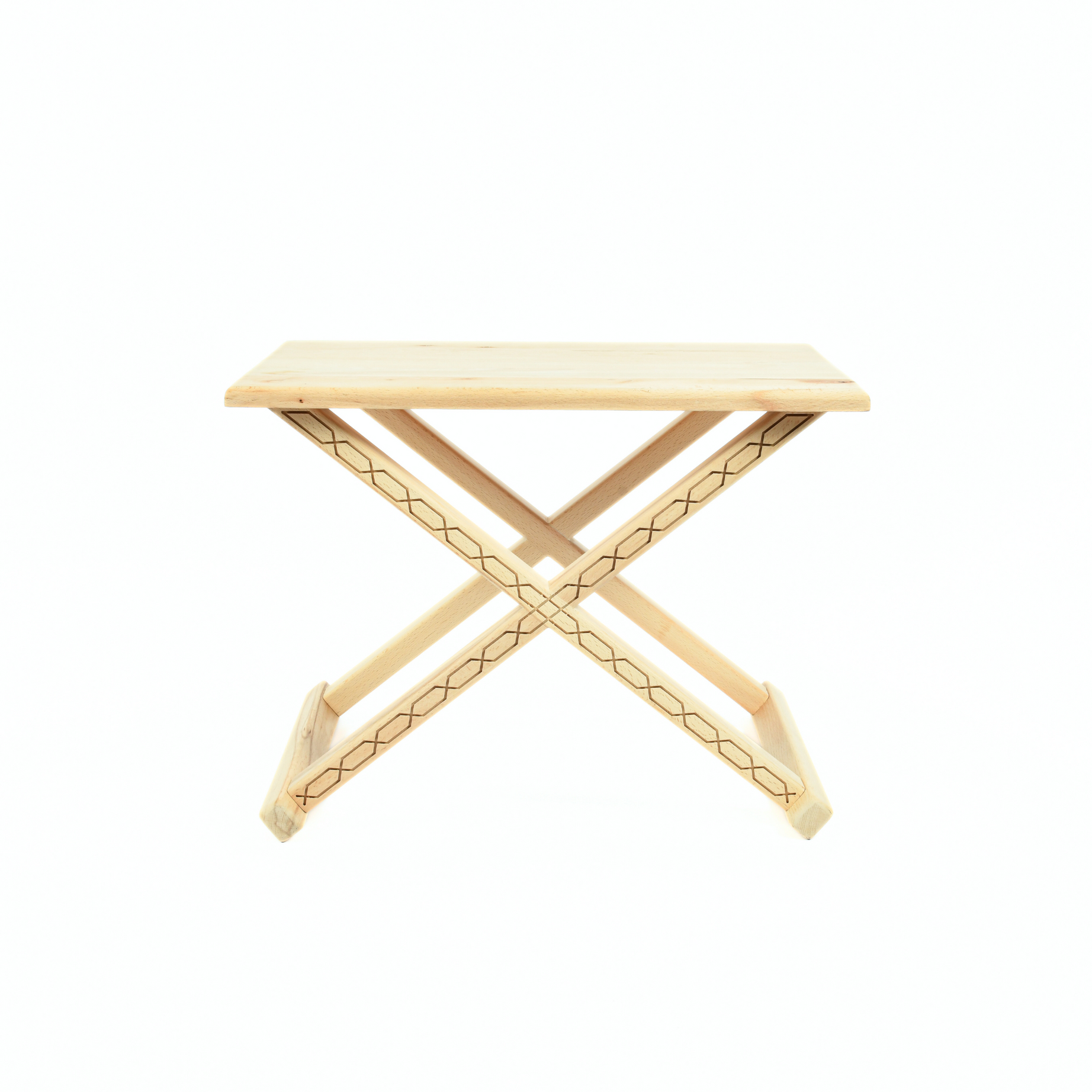 Handcrafted Natural Wood and Leather Multipurpose X Stool & CoffeeTable The Versatile 2-in-1 Solution