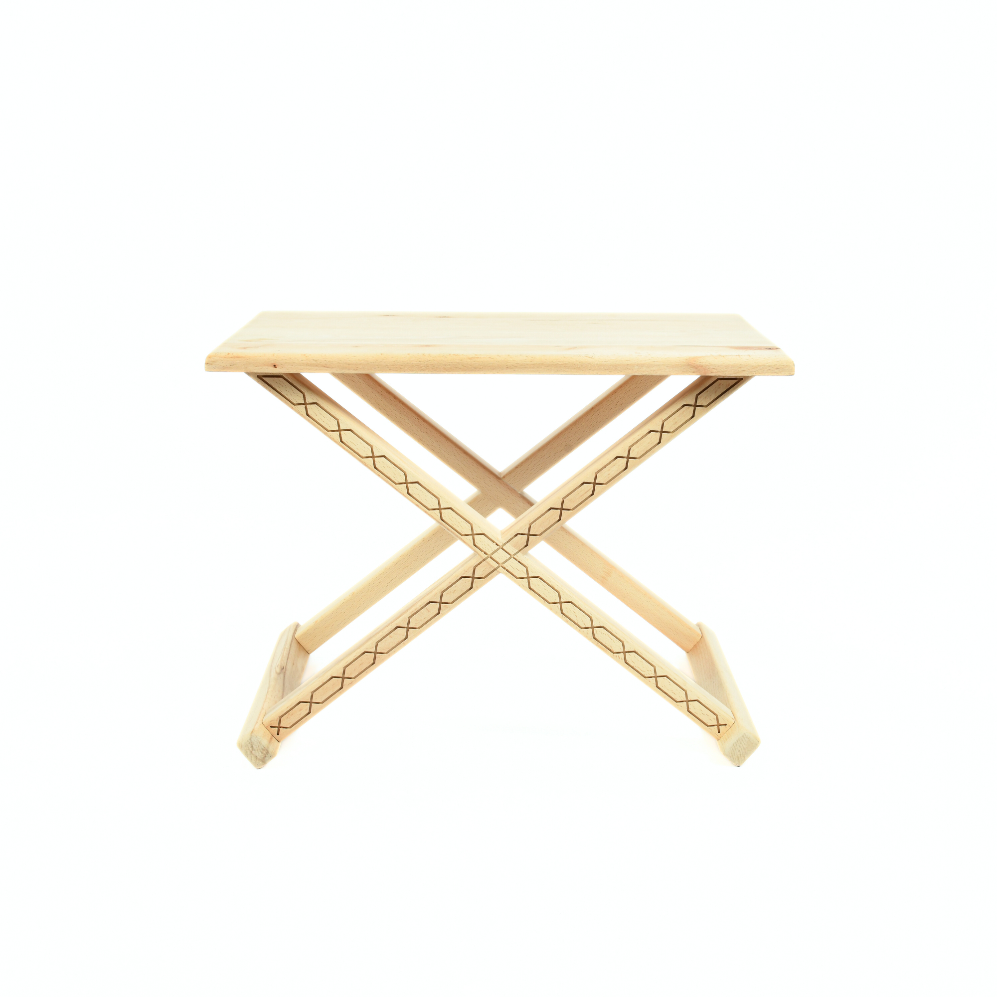 Handcrafted Natural Wood and Leather Multipurpose X Stool & CoffeeTable The Versatile 2-in-1 Solution