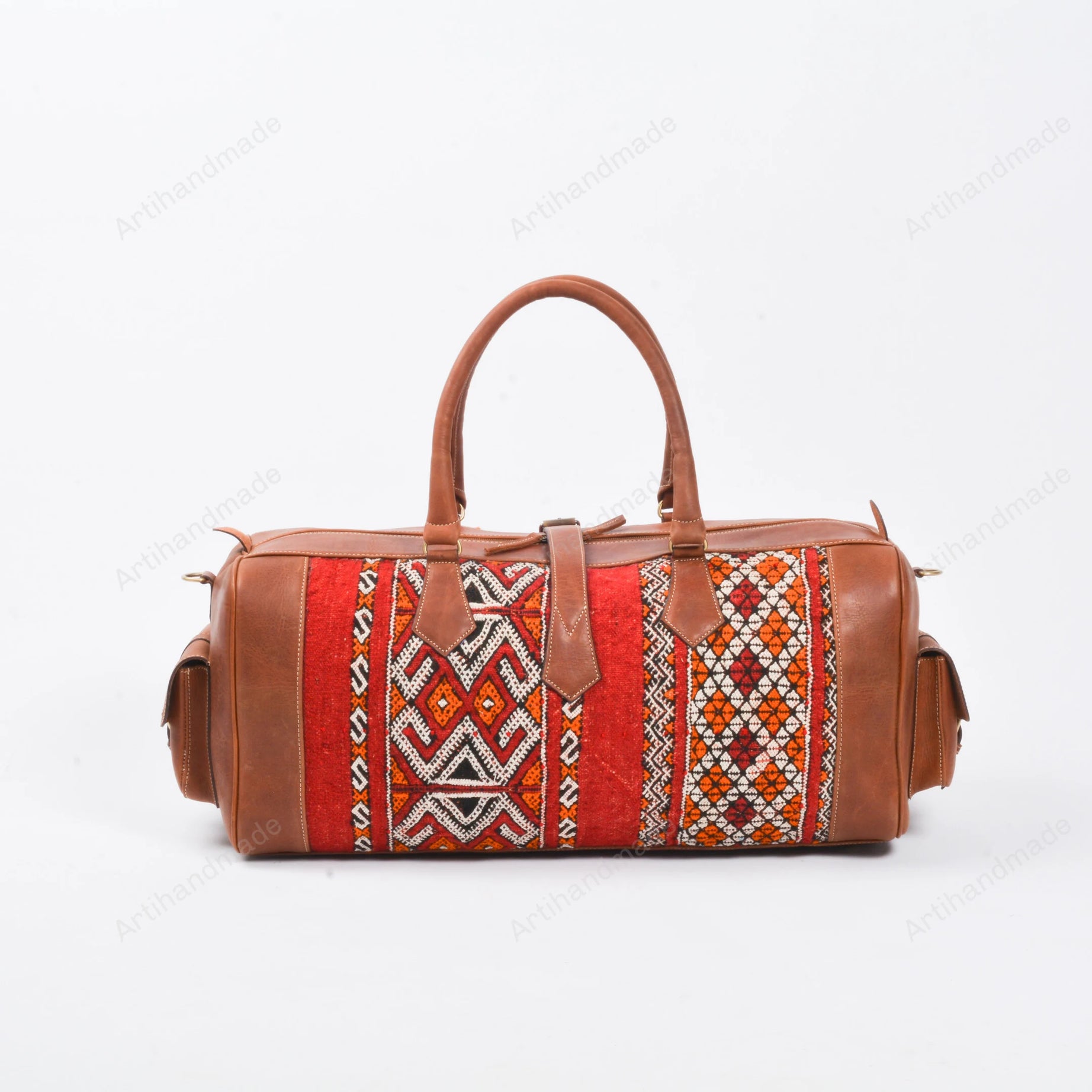 Duffel Kilim Travel Bag - Brown