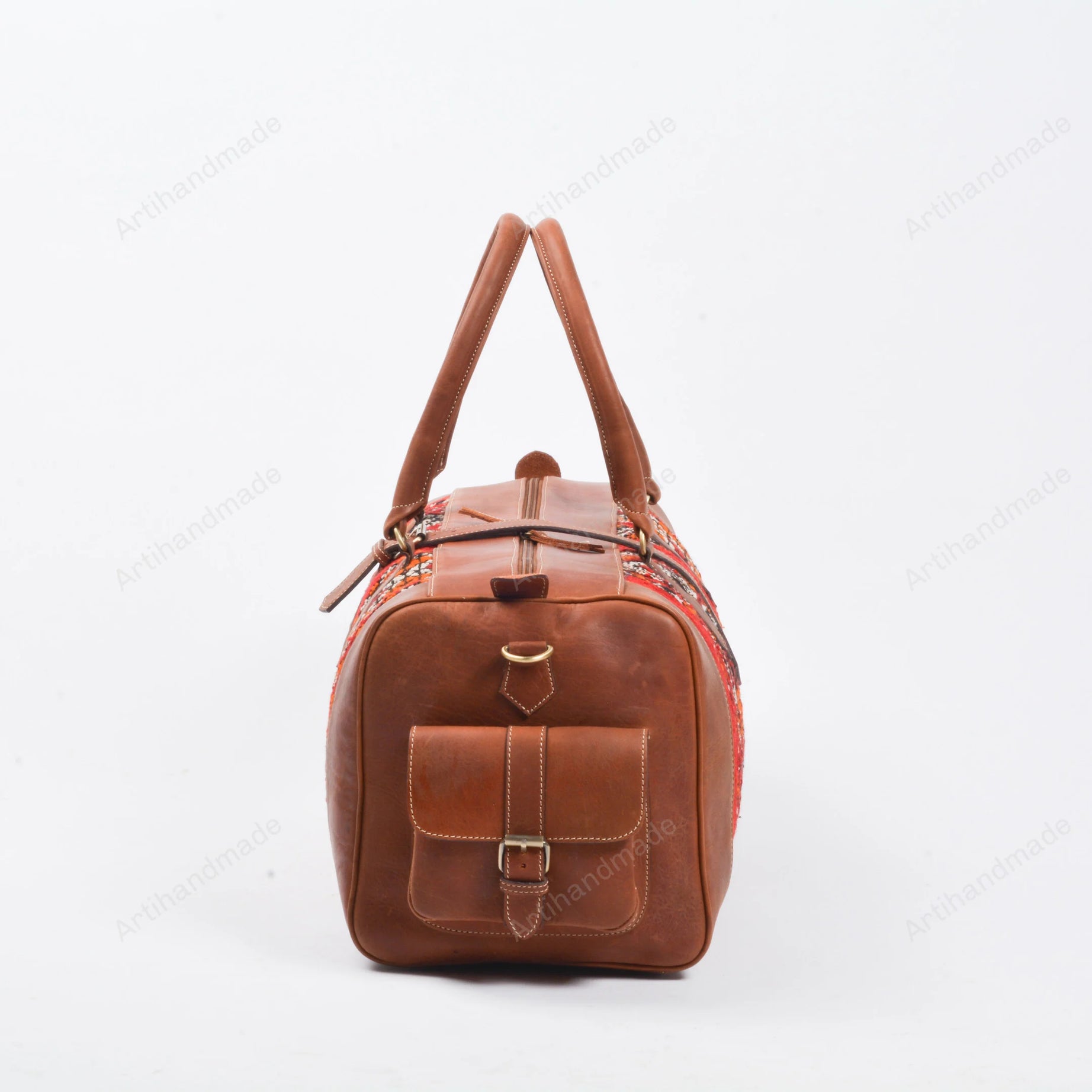 Duffel Kilim Travel Bag - Brown